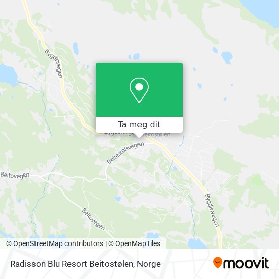 Radisson Blu Resort Beitostølen kart