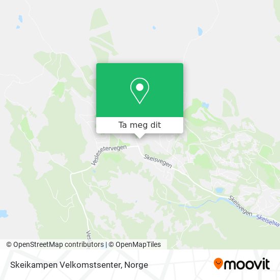 Skeikampen Velkomstsenter kart