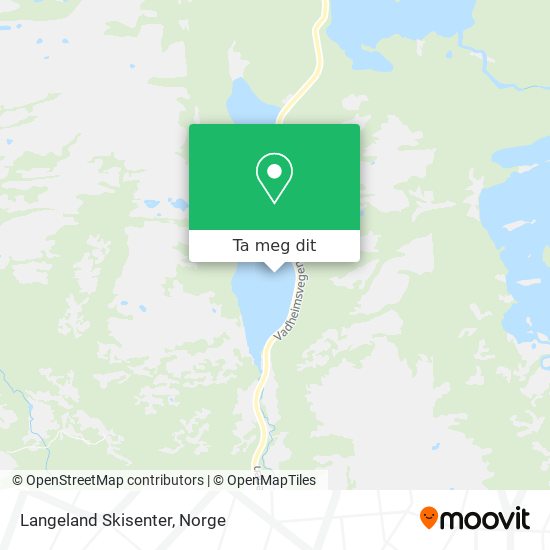 Langeland Skisenter kart
