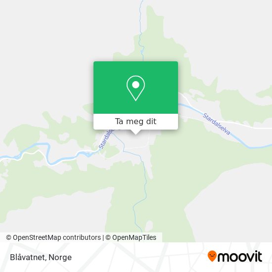 Blåvatnet kart