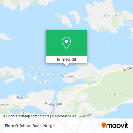 Florø Offshore Base kart