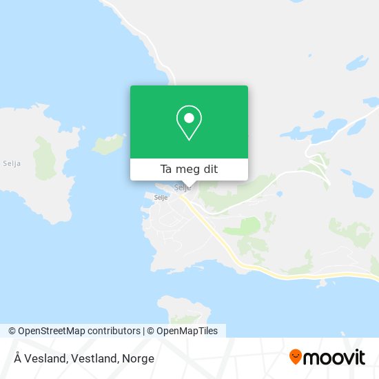 Å Vesland, Vestland kart