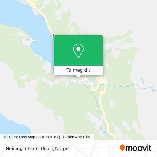 Geiranger Hotel Union kart