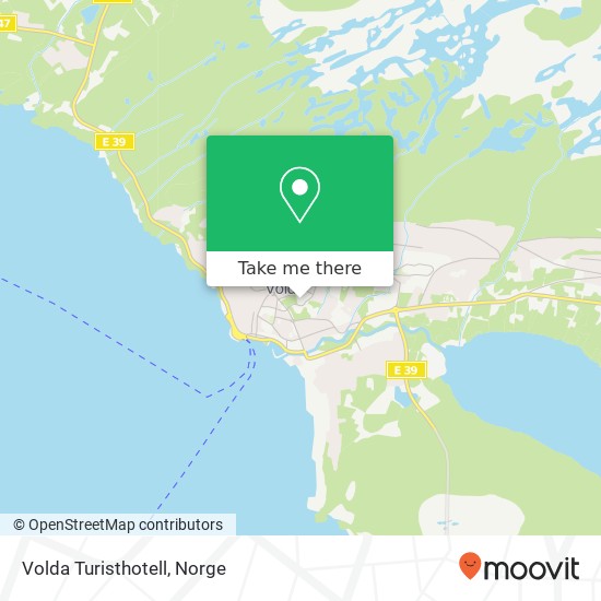 Volda Turisthotell kart