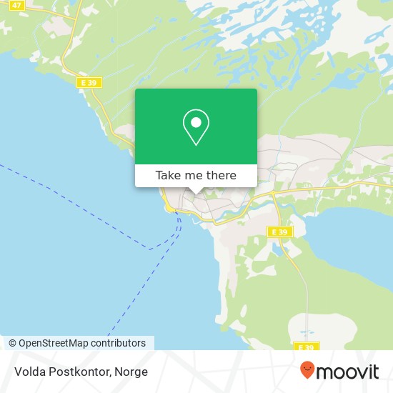 Volda Postkontor kart