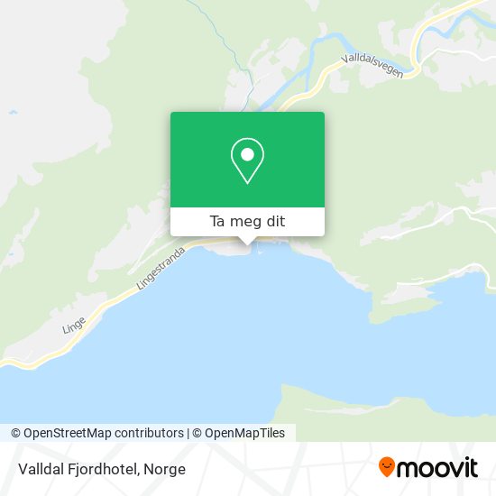 Valldal Fjordhotel kart
