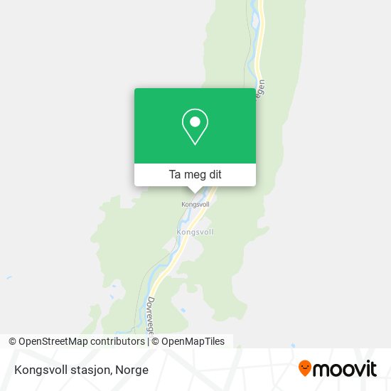 Kongsvoll stasjon kart