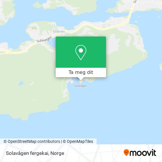 Solavågen fergekai kart