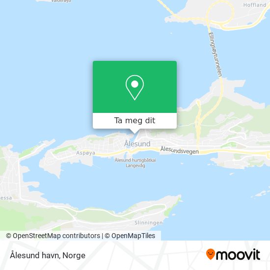 Ålesund havn kart