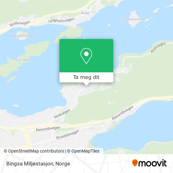 Bingsa Miljøstasjon kart