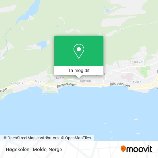 Høgskolen i Molde kart