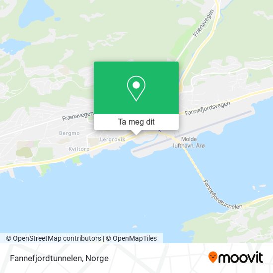Fannefjordtunnelen kart