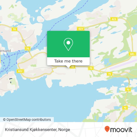 Kristiansund Kjøkkensenter kart