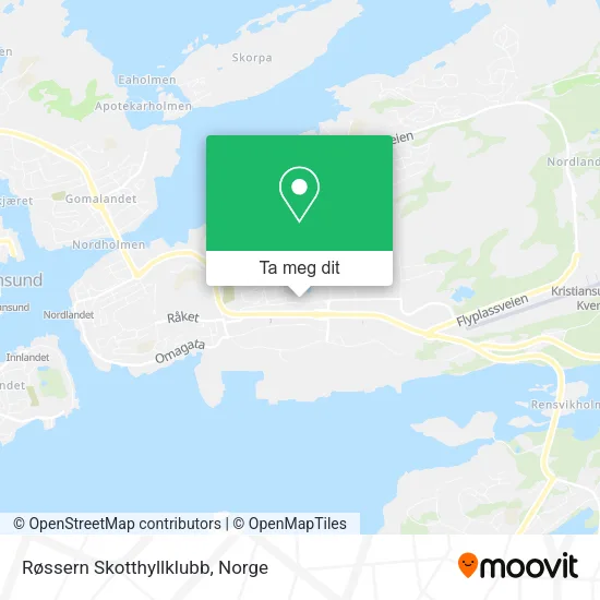 Røssern Skotthyllklubb kart