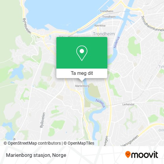 Marienborg stasjon kart
