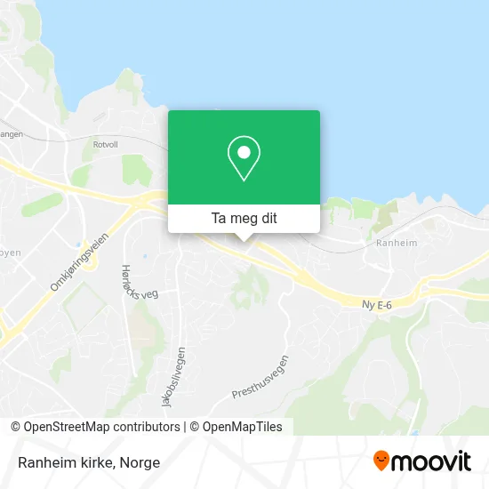 Ranheim kirke kart