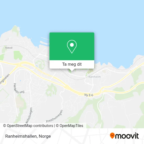Ranheimshallen kart