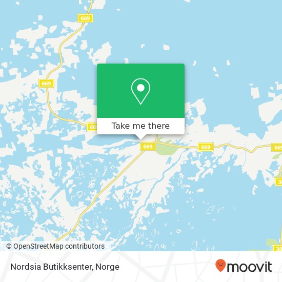 Nordsia Butikksenter kart