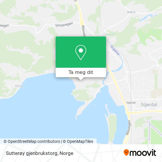 Sutterøy gjenbrukstorg kart