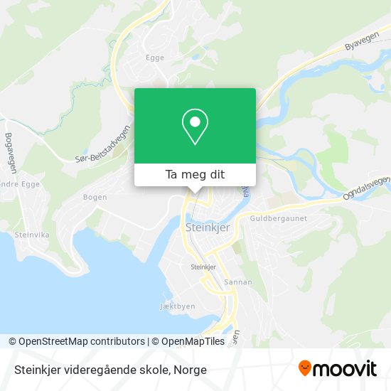 Steinkjer videregående skole kart