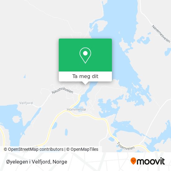 Øyelegen i Velfjord kart