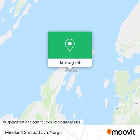 Mindland Småbåthavn kart