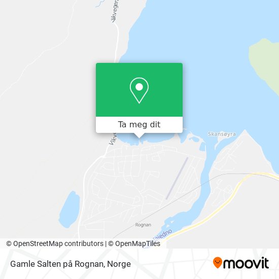 Gamle Salten på Rognan kart