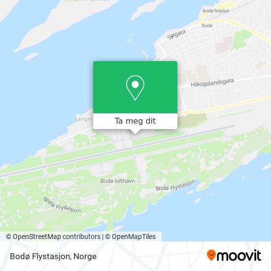 Bodø Flystasjon kart