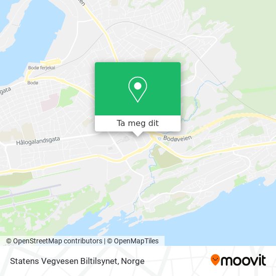 Statens Vegvesen Biltilsynet kart