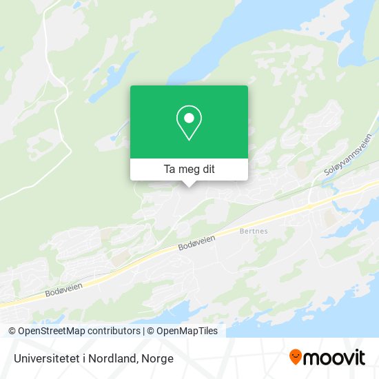 Universitetet i Nordland kart