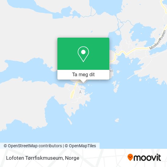 Lofoten Tørrfiskmuseum kart