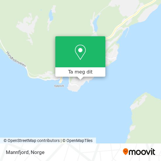 Mannfjord kart