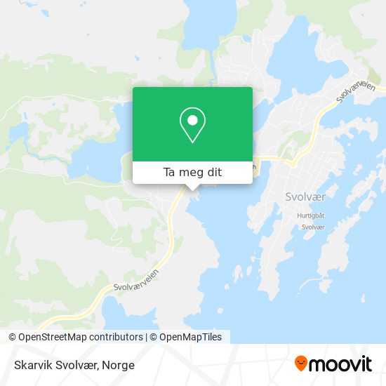 Skarvik Svolvær kart