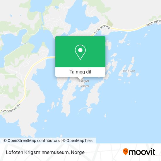 Lofoten Krigsminnemuseum kart