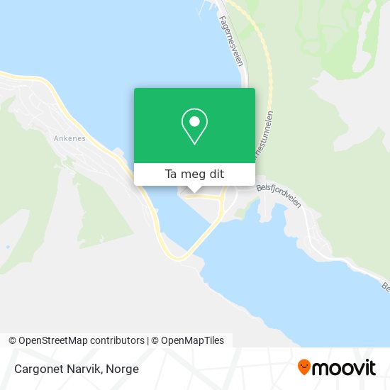 Cargonet Narvik kart