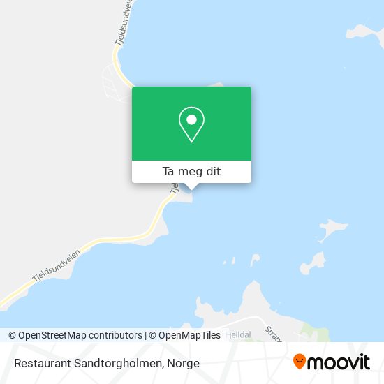Restaurant Sandtorgholmen kart