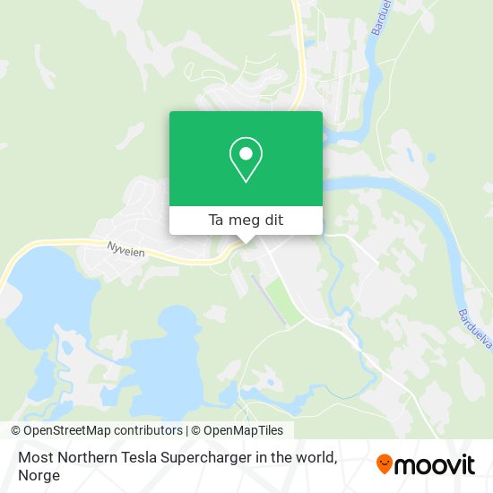 Most Northern Tesla Supercharger in the world kart