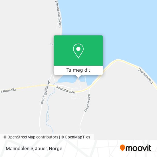 Manndalen Sjøbuer kart
