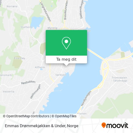 Emmas Drømmekjøkken & Under kart