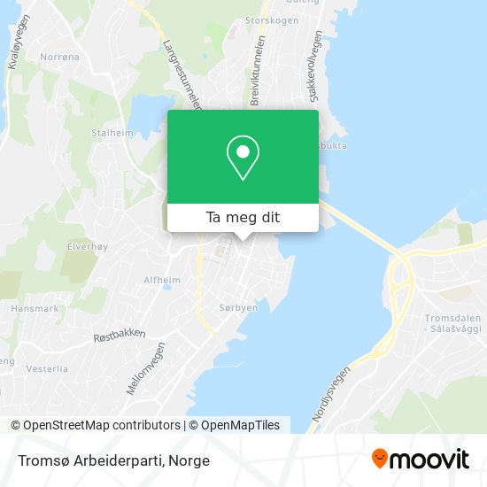 Tromsø Arbeiderparti kart