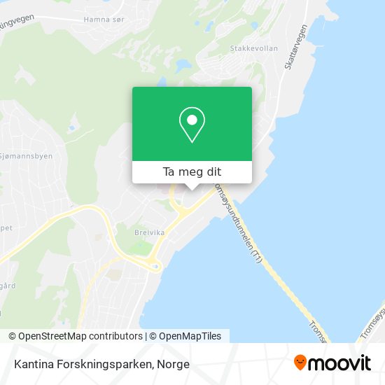 Kantina Forskningsparken kart