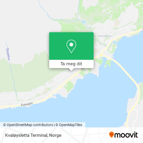 Kvaløysletta Terminal kart