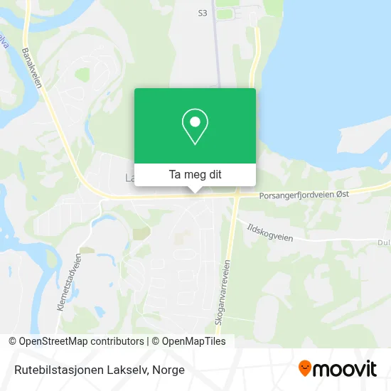 Rutebilstasjonen Lakselv kart