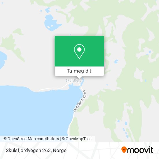 Skulsfjordvegen 263 kart