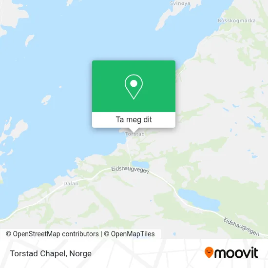 Torstad Chapel kart