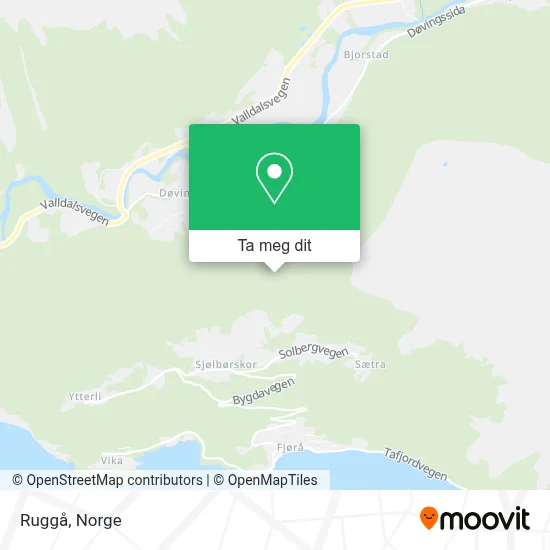 Ruggå kart