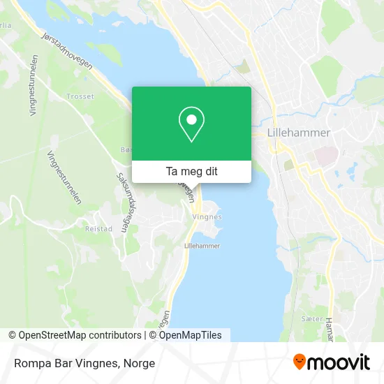 Rompa Bar Vingnes kart