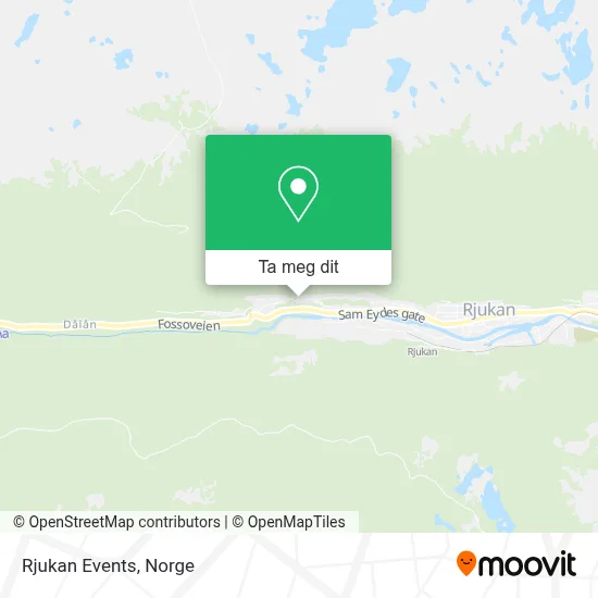 Rjukan Events kart