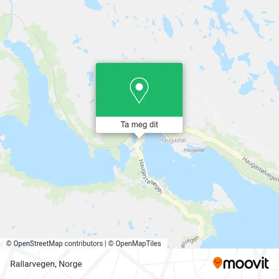 Rallarvegen kart