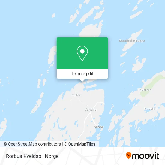 Rorbua Kveldsol kart